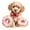 Dog Donut, variant on FORMRS Acrylic Clipboard with Low Profile Clip Standard A4 Letter Size, 12.5" x 9", Dog Leaf Pattern