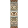 thumbnail image 2 of SAFAVIEH Veranda Dogon Southwestern Indoor/Outdoor Area Rug, 9' x 12', Green/Terracotta, 2 of 9