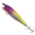 thumbnail image 1 of Señuelo de pesca de camarones de madera con anzuelo de calamar para agua dulce y salada (estilo F), 1 of 6