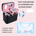 thumbnail image 3 of Fundas para brochas de maquillaje, estuche organizador de brochas de silicona para almacenamiento de maquillaje, soportes para brochas reutilizables para viajes, 3 uds., 3 of 5
