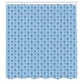 thumbnail image 2 of Ambesonne Vintage Christmas Shower Curtain, Funny Pastel Tree, 69"Wx75"L, Soft Pink Pale Sky Blue, 2 of 4