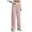 Red, variant on DuoJiaJ Women's Work Pants High Elastic Waisted Trousers Straight Wide Leg Pants Button Down Casual Trousers With Pockets Lightweight Travel Casual Pants for Women
