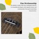 thumbnail image 3 of Ukelele, guitarra exquisita duradera, guitarras profesionales de maciza, amantes de los instrumentos Uke, suministros de accesorios para Accesorios para instrumentos musicales Caoba de 21 pulgadas Soidarity  OD030738-03B, 3 of 6