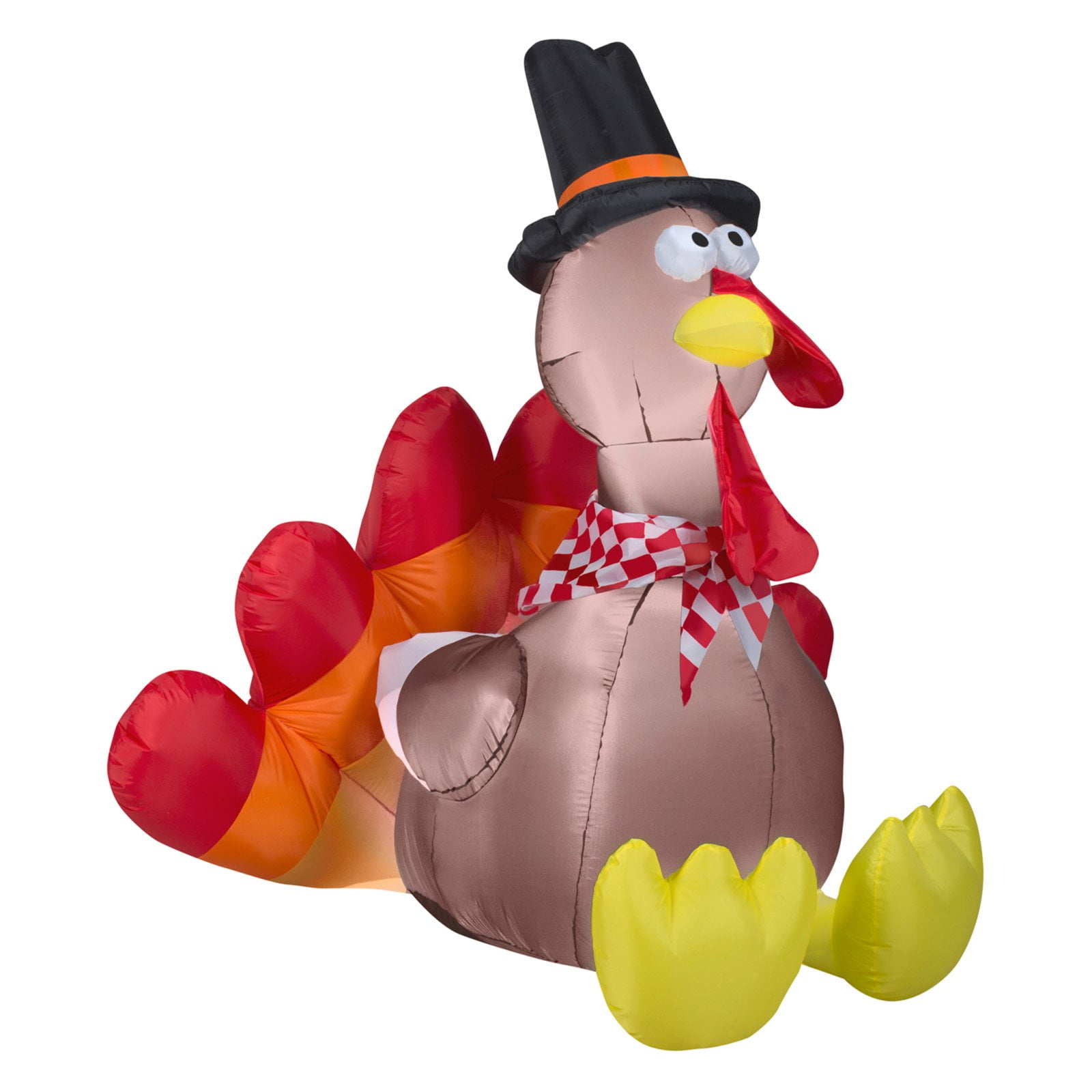 Airblown Inflatable Thanksgiving Turkey 4 FT LIGHTS UP 