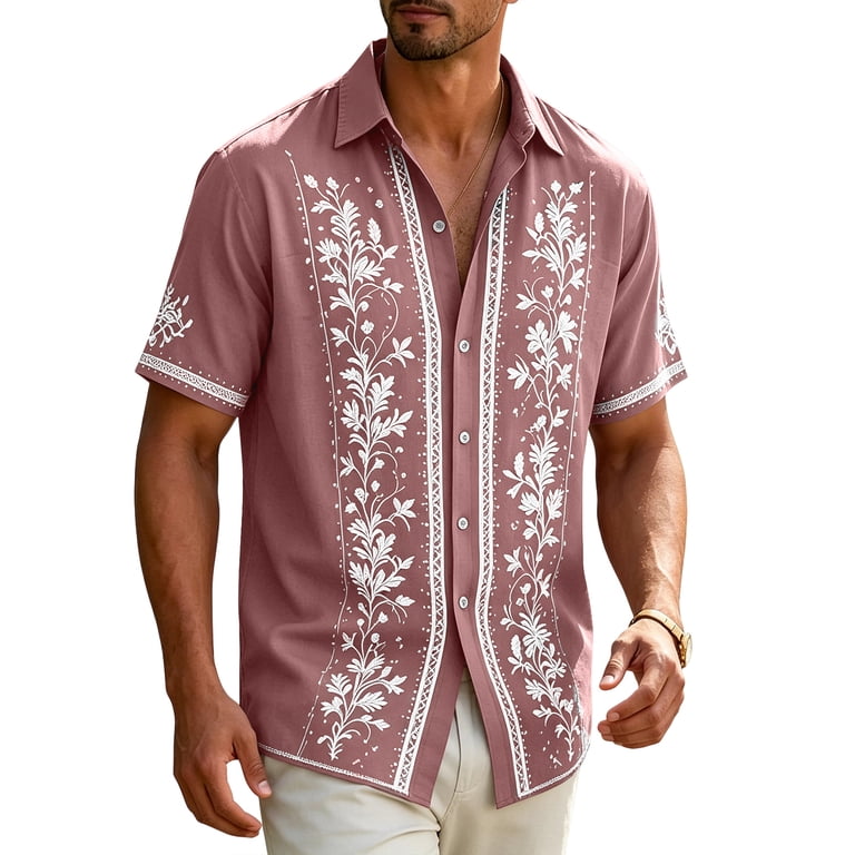 pink floral mens dress shirt Etro Pink Floral Printed Cotton Shirt L Etro