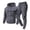 Grey, variant on Angala Hoodie Tracksuit Soft Jogger Outfit With Zippered Hooded Sweatshirt And Comfortable Pants For Casual Wear And Athletic Handsome Cozy Men's Suits