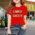 thumbnail image 2 of KAUOD Kindergarten Shirts for Kids, Girls Boys First Day of School T Shirt, Preschool Student Back to School Clothes, 2 of 7