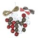 thumbnail image 1 of Juego De Campanas De Navidad Con Cintas Rojas Y De Café Campanas Colgantes De 3 Colores Para El Árbol De Navidad Hermosa Decoración Colgante Pintada Para El Festival De Navidad Serendint HA014949-00, 1 of 7
