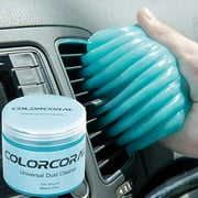 ColorCoral Cleaning Gel Universal Gel Cleaner for Car Vent Keyboard Auto Cleaning Putty Dashboard Dust Remover Putty Auto Duster Cleaning Kit 160G