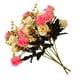 thumbnail image 5 of Ramo de rosas de cristal artificial Jumpingount Ceremonia de banquete de boda Decoración floral de tela de seda rosa falsa HA6935-03B, 5 of 6