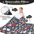 thumbnail image 3 of Pioneer Flower Floral Print Pattern Toddler Nap Mats for Kids Preschool,Sleeping Mat Bag or Kids,Toddler Sleeping Bag,Toddler Nap Mat or Daycare, 3 of 6