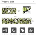 thumbnail image 3 of Yayeee Faucet Mat for Kitchen Sink 30" Diatomite Long Splash Guard Pad, Green Flower Pattern, 3 of 7