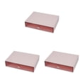 thumbnail image 4 of Caja de almacenamiento artesanal Ounissouiy organizador de papelería Cosmético Rosa, 4 of 6