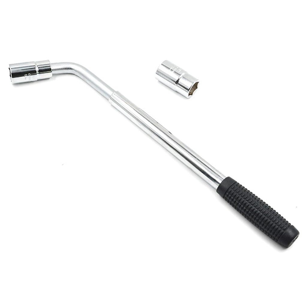 CEORPER Extendable Wheel Wrench Set 17/19mm ＆ 21/23mm Wheel Lugs Wrench Brace For Car