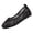Black, variant on Mule Flat Slide Flats For Women Floral Sequin Embroidery Lace Mesh Pointed Toe Backless Slip On Flat Mule Footwear