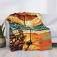 thumbnail image 3 of Balery Beach Umbrella Sunset Manta de Franela con Dibujo, Lujo Ultra Suave y Cálido, Antipelusa y Resistente a las Arrugas para Cama, Sofá, Camping -80"x60", 3 of 6