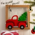 thumbnail image 5 of Plaid Unfinished Wood Surfaces Truck Layered Shape, 7", 5 of 5