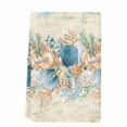 thumbnail image 2 of Beach Coastal Beige Kitchen Towels Set of 1, Nautical Shell Starfish Coral Summer Absorbent Dish Towels for Kitchen, Microfiber Hand Towel, Quick Drying Tea Towel for Cleaning Decorative Dishcloths, 2 of 7