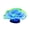 Blue, variant on mdesiwst Aquarium Artificial Coral Silicone Coral Figurine Fish Tank Decor Glow-in-The-Dark Faux Coral with Suction Cup Underwater Landscape for Betta Fish Tank