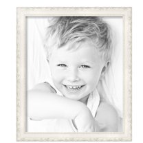 ArtToFrames 16" x 19" Classic White Picture Frame, 16x19 inch White Wood Poster Frame (WOM-5004),  Pack
