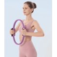 thumbnail image 3 of Anillo de Pilates morado, anillo de resistencia para Pilates, esculpir el muslo, flexibilidad y, 3 of 4