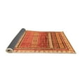 thumbnail image 2 of Ahgly Company Indoor Rectangle Abstract Orange Modern Area Rugs, 5' x 7', 2 of 4