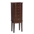 thumbnail image 1 of Gwyneth Jewelry Armoire, Merlot, 1 of 9