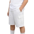 thumbnail image 2 of ITSAME Boys Cargo Shorts Quick-Dry Multi-Pocket Loose Fit Summer Outdoor Casual Shorts White Size 10, 2 of 8