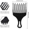 thumbnail image 4 of Peine afro Brillar Dientes anchos de plástico para cabello rizado negro, 4 of 5