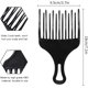 thumbnail image 4 of Peine afro de dientes anchos para cabello rizado negro, 4 of 5