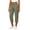 # 1 Army Green, variant on Women's Casual Pants Loose Plus Size Boho Pants Retro Printed Drawstring Elastic Waist Lounge Long Trousers Soft Comfortable Capri Pants Baggy Wide Leg Pants for Women