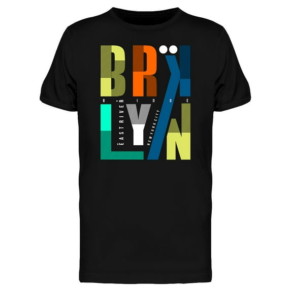 Brooklyn East River Typography Tee Men's -Image by Shutterstock