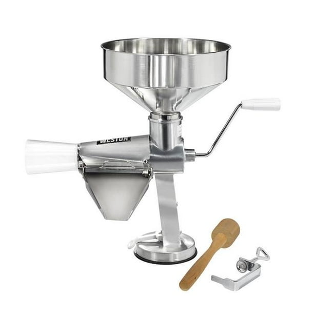 Weston 071201W Metal Tomato Strainer, Stainless steel