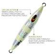 thumbnail image 5 of 5.5" tuna jigs,300g saltwater jigging lures, 3 pcs Silver Zebra Glow, for trolling & jigging, includes wire-through design, ideal for offshore tuna fishing, 5 of 9