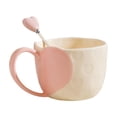 thumbnail image 1 of Taza de café Taza de té Reutilizable Drinkware Linda decoración creativa del hogar Taza de café Taza de agua para adultos Cocina Hogar Comedor Niñas Rosa, 1 of 8
