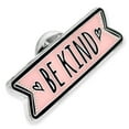 thumbnail image 4 of PinMart Motivational Enamel Lapel Pin – Be Kind Brooch Pin – Nickel Plated Pin for Clothing, Bags and Lanyards – Supports Kindness and Positive Mental Health- Nickel Plated Enamel, Single or Bulk Pack, 4 of 5