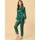thumbnail image 3 of Conjuntos de Pijama Allegra K para Mujer Suave Verde XL, 3 of 5