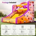 thumbnail image 3 of Wellcomer Inflatable Basketball Arcade Game for kids with Blower and Basketballs, 3 of 9