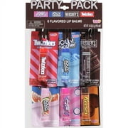 Nestle Party Pack Wonka Brand Flavors Lip Balms, 6 count