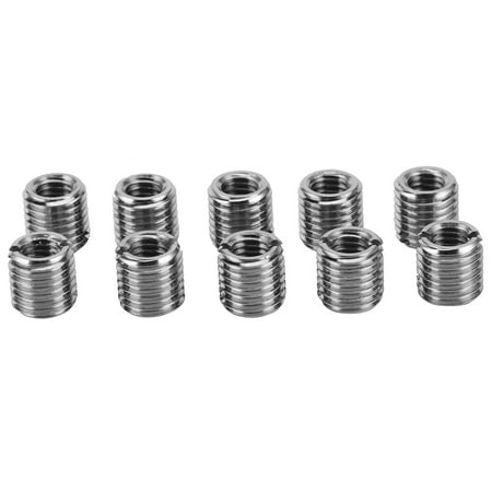

2024 Big sale 10Pcs Thread Repair Nut Stainless Steel Hardware Accessories M8 x 1.25 M12 x 1.5 12MM