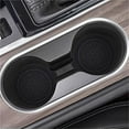 thumbnail image 4 of Car Cup Holder Coaster, 2.75 Inch Non-Slip Vehicle Cup Holder Insert Mats, Dustproof Automotive Interior Console Cup Insulated Pads Accessories, Universal for SUV, Sedan, Truck (Black), 4 of 6