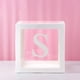 thumbnail image 1 of Decoración para fiesta de bienvenida de bebé, caja de globos transparente para niño y niña, letra Frist, 1er cumpleaños, boda, fiesta, género, decoración de bautismo Tan Jianjun unisex, 1 of 2