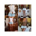 thumbnail image 2 of Rdhnmea Women Bloomer Shorts, Elegant Low Waist Solid Summer Casual Shorts, 2 of 7
