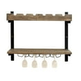 thumbnail image 1 of Alaterre AMBA5320 Pomona Wall Shelving with Wine Storage, 1 of 1