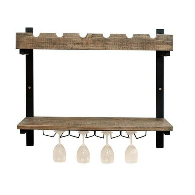 Alaterre AMBA5320 Pomona Wall Shelving with Wine Storage