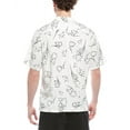 thumbnail image 2 of Theory mens  Irving Sketch Shirt, m, White, 2 of 3