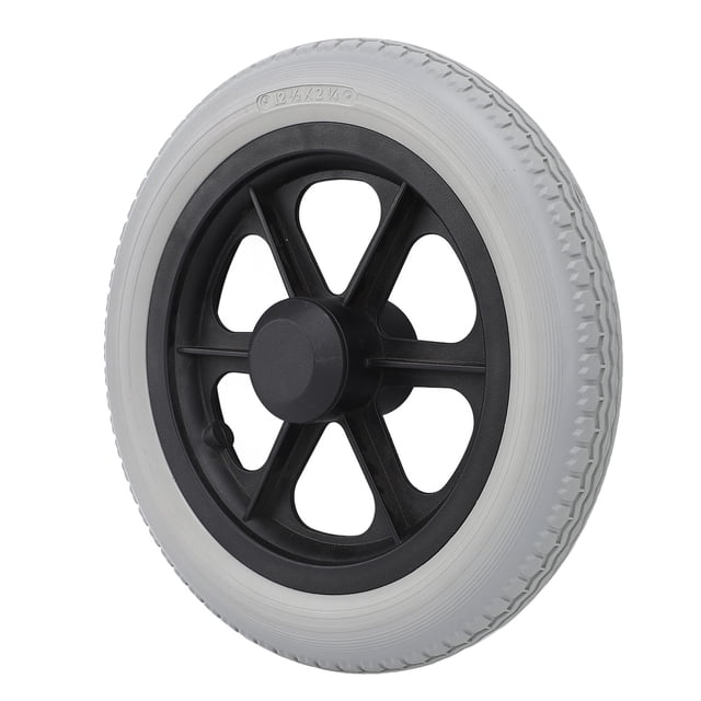 Rueda Para Silla De Ruedas, Resistente Al óxido, Resistente Al Desgaste, Rueda Para Silla De Ruedas De 12 Pulgadas, Antideslizante, Fuerte Capacidad De Carga, Alto Factor De