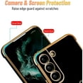 thumbnail image 2 of for Samsung Galaxy S22 Case, Slim Shockproof Electroplated Samsung Galaxy S22 Protective Phone Case, Black, 2 of 11