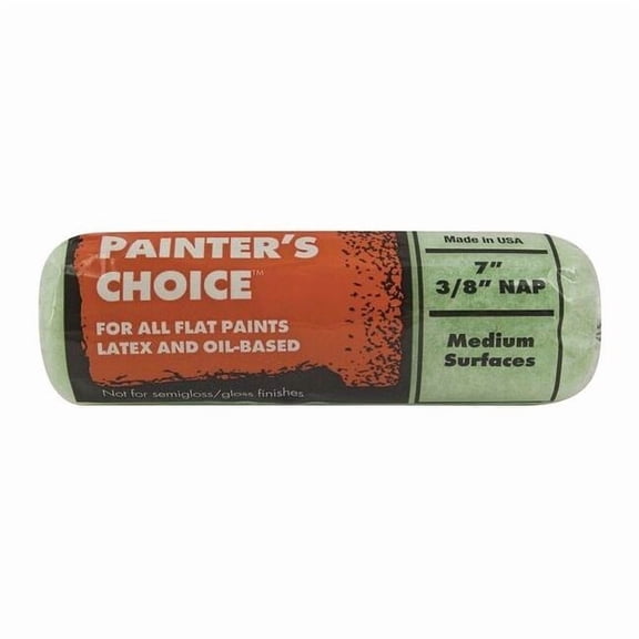Wooster 7" Paint Roller Cover, 3/8" Nap, Knit Fabric R275-7