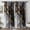 Black and Gold, variant on White and Copper Marble Pattern Blackout Curtains,Triple Weaved Fabric,Thermal Insulated,Room Darkening,Grommet Top,2 Panels,52x45in(132x114cm)